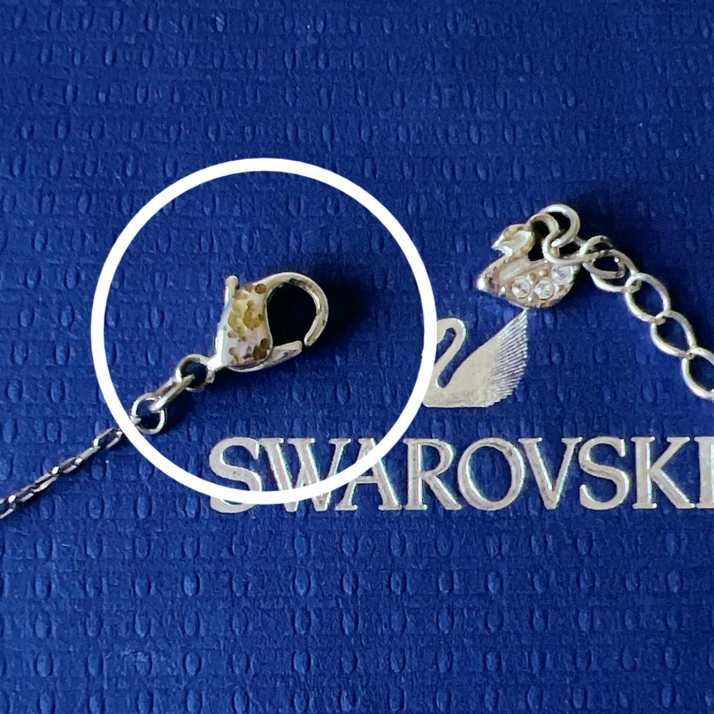 Swarovski Jewelry Attract Round Necklace White Rhodium Plating - Picture 13 of 15